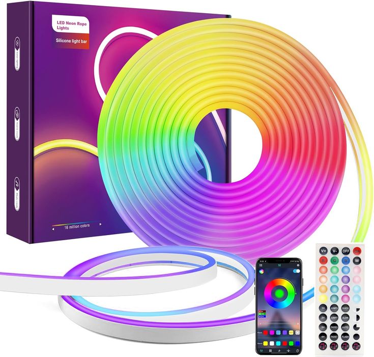 RGB Neon Light Strip 5M – Gaming & Room Decoration