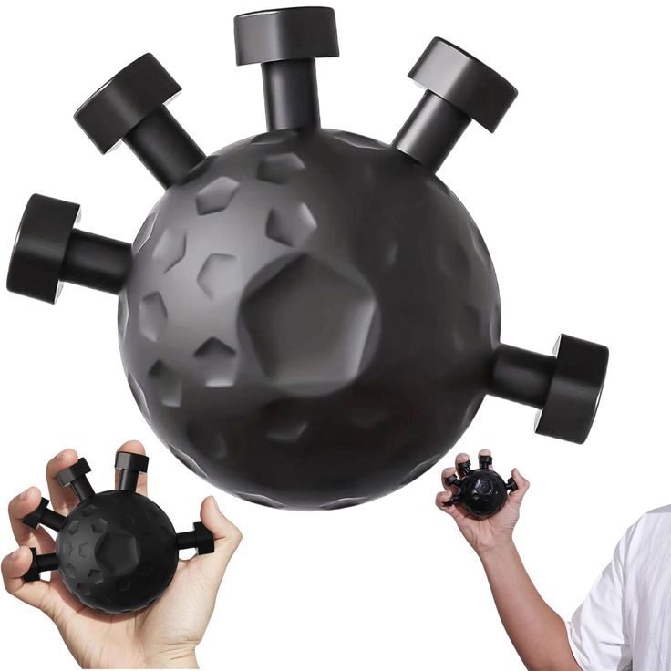Multicours™ 5-Finger Grip Ball | Portable Hand Therapy & Fitness Tool